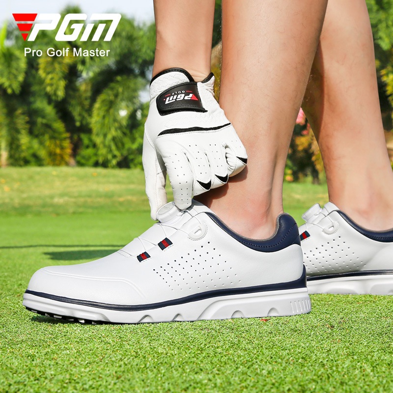 Pgm golf Shoes Men's Anti-Slip Slip Shoe Spikes Knob Laces