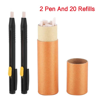 Cheap Sew Chalk Fabric Marker Gear Top Fine Line Portable Leakproof Refill  Sewing Quilting Crafting Erasable Marking Tailor Liner Pen Sewing Supplies