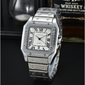 Cartier Fashion Wristwatch Simple Atmospheric Watch Waterproof