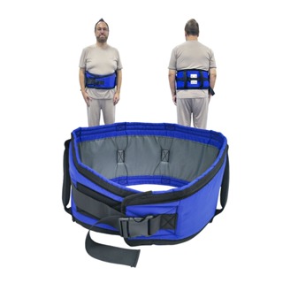 Gait Belt-Transfer Belt with 7 Nylon Padded Handles, Medical Nursing Safety  Gait Assist Device for Elderly, Seniors, Therapy (7 Soft Black Handles