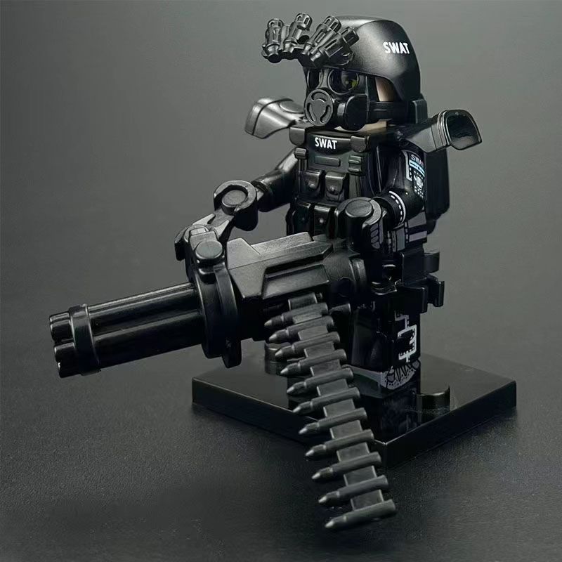 Compatible with Lego Minifigures Military Building Blocks Antivirus SWAT Dolls Special Forces Soldiers Assembled Children Shopee Singapore