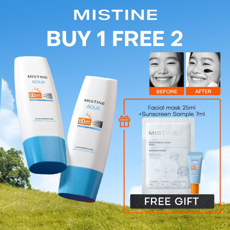 MISTINE Sunscreen Sunblock Moisturizer Body Cream Intensive Protection