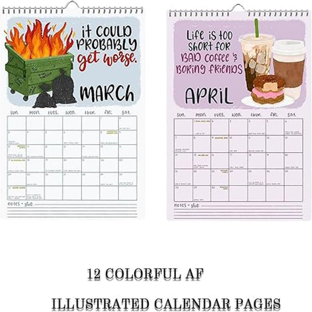 2024 Notepad Hanging Calendar 2024 Calendar 12 Month Planner for Home