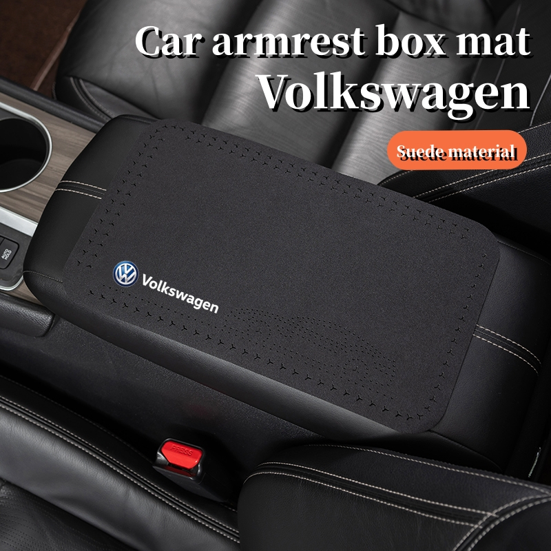 Volkswagen car armrest box mat, interior armrest box protective mat for ...