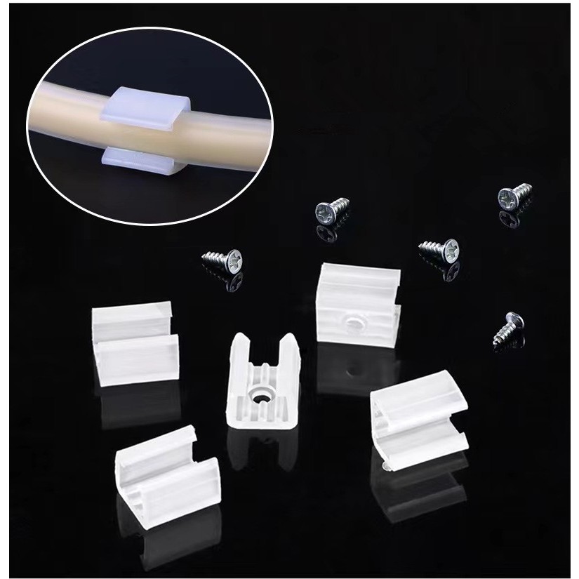 5 pcs 6mm 10mm LED Strip Fix Clips Holder Connector Accessories for ...
