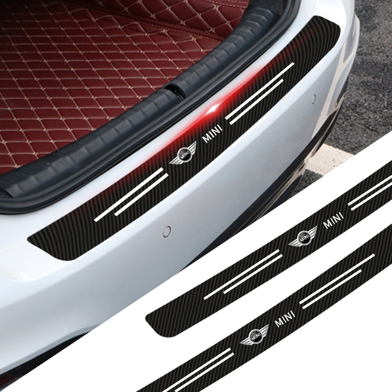 1pcs Car Logo Rear Guard Waterproof Sticker Car Trunk Protect Strip ...
