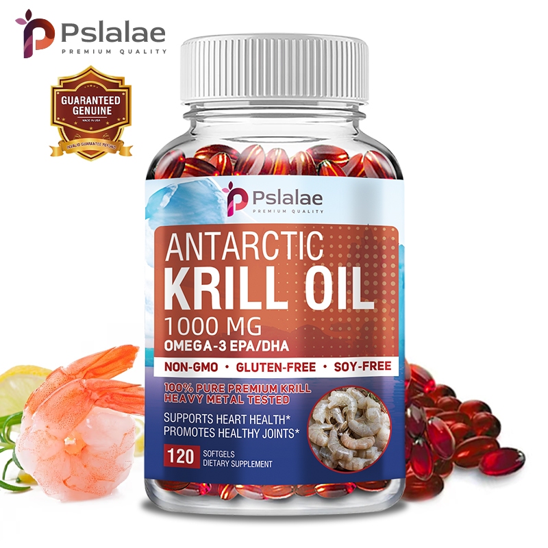 Made in the USA Antarctic Krill Oil Contains Astaxanthin, Omega 3