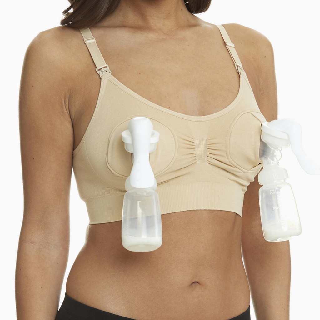 NEW Hands Free Pumping Bra Adjustable Cotton Breast Pump Bra No Steel Ring  Nursing Bra - AliExpress