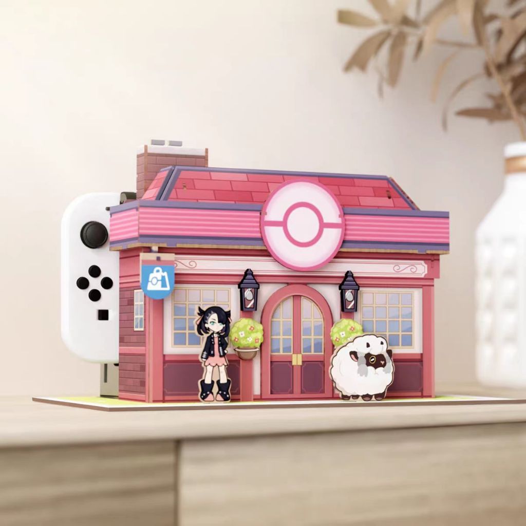 Pokemon and Splatoon 3 Themed Building Blocks Dock Cover for Nintendo ...