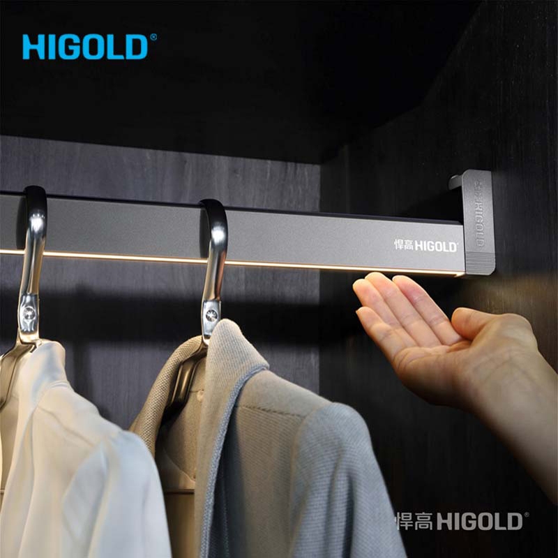 HIGOLD 50KG Strong Load Bearing Hanging Rod & Hanging Rod Holder Ideal ...