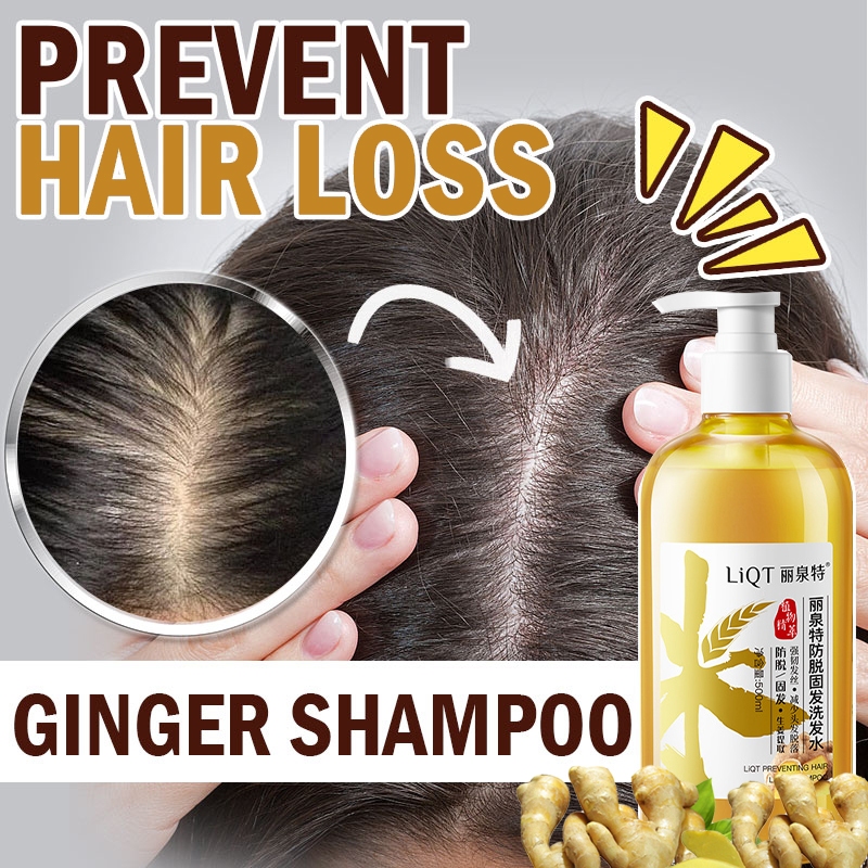 Ginger Shampoo Anti Hair Loss Hair Growth 500ml Original Formula ...