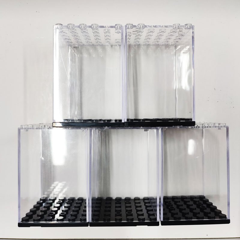 Building Block Minifigure Display Cabinet Box Building Blocks ...