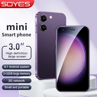Mini Smartphone, XS15 3.0 Inch Small Phone Quad Core 2GB+16GB 5.0MP Dual  SIM 1000mAh Android Mini Phones Unlocked 3G Mobile Phone (Purple)