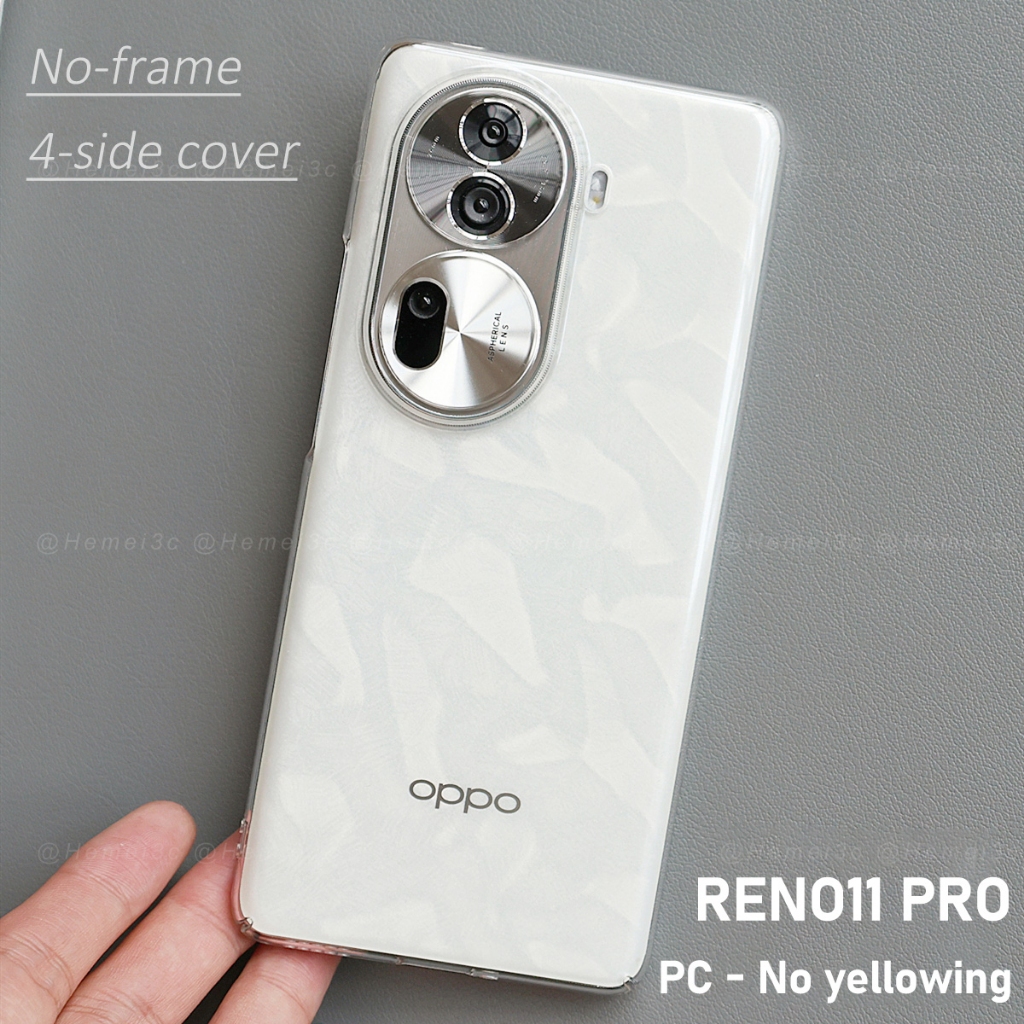 For OPPO Reno 11 Reno11 Pro 5G Casing No Yellowing Transparent Ultra ...