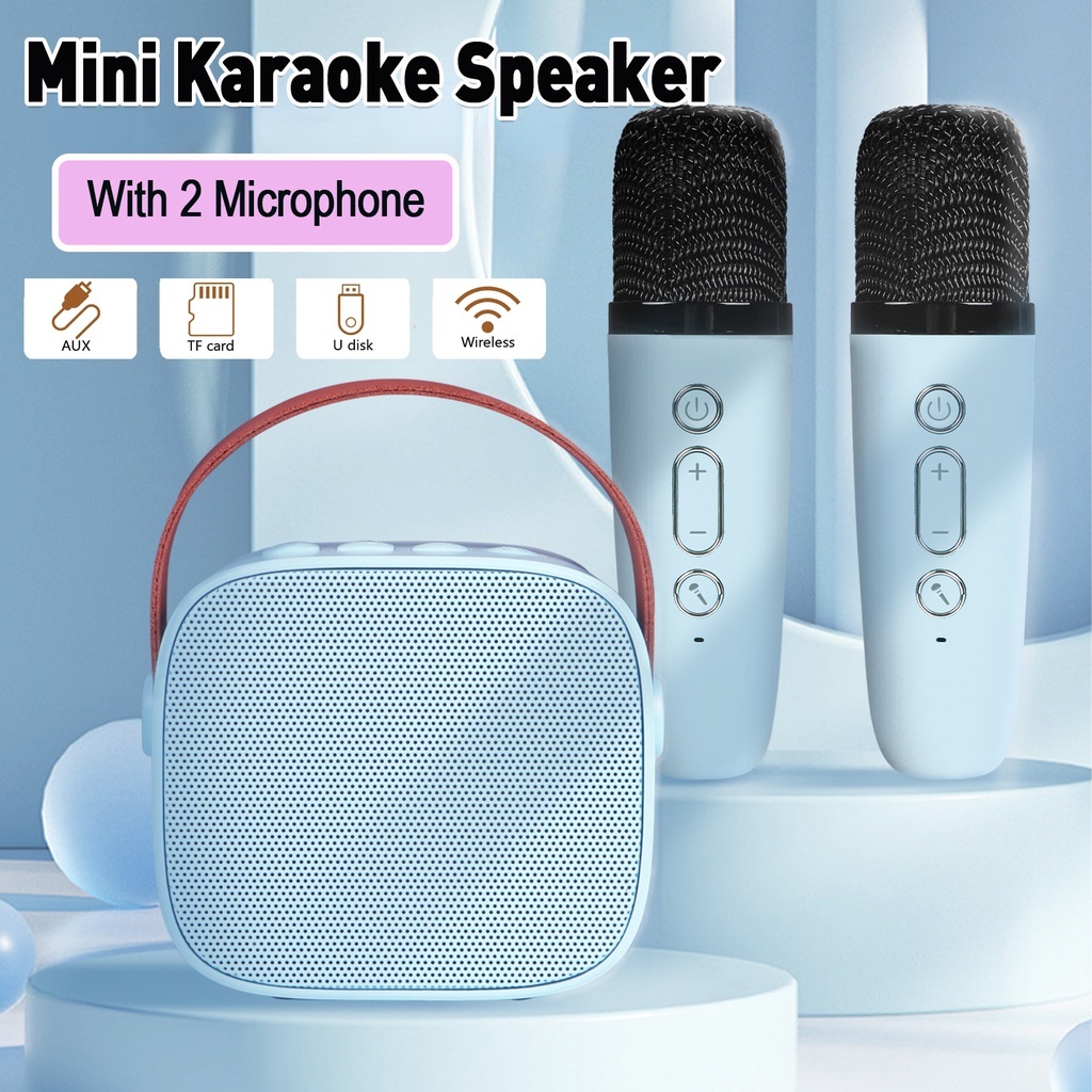 Wireless Microphone Echo Handheld Mic With Reverberation bluetooth For  Karaoke