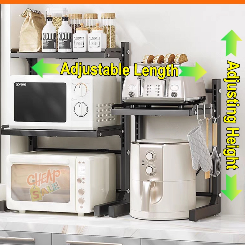 Adjustable Microwave Rack Oven Rack Kitchen Rack Shelf Kitchen