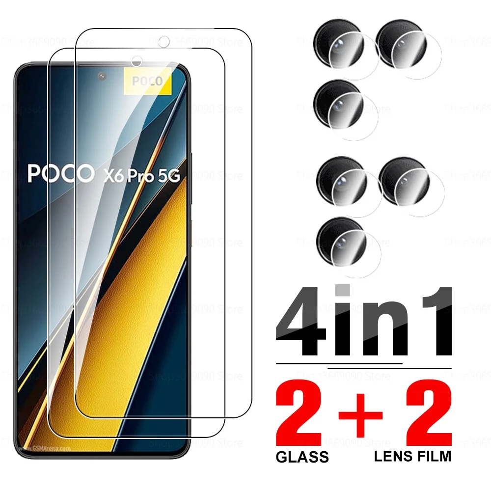 360 Full Case For Poco X6 Pro Case Tempered Glass Leather Phone Cover For  Xiaomi Poco X6Pro 5G Double Sided Protection Bumper - AliExpress