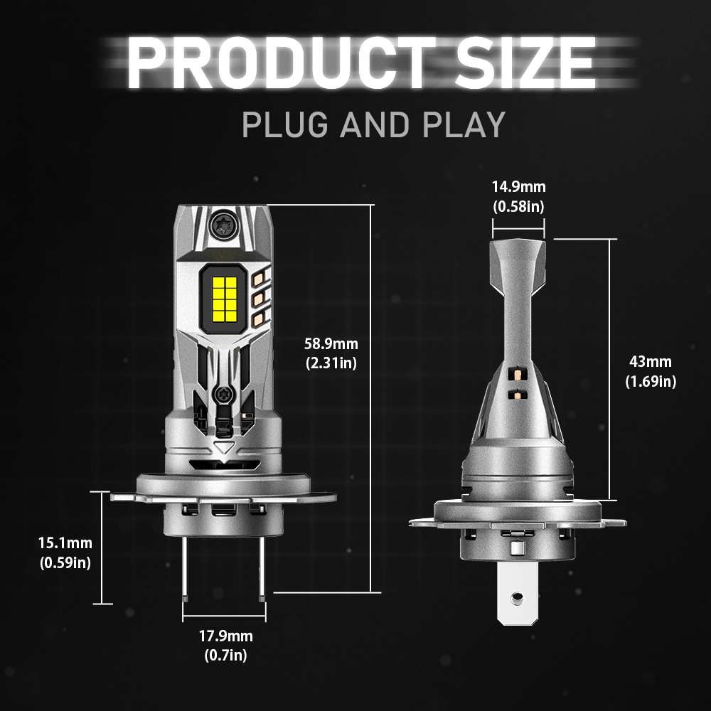 Super Bright NOVSIGHT LED Headlight Bulbs, 200W India | Ubuy