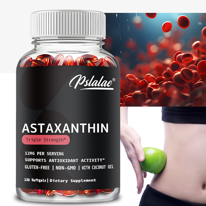 Triple Algae Astaxanthin Supplement - Softgels made with coconut oil to ...