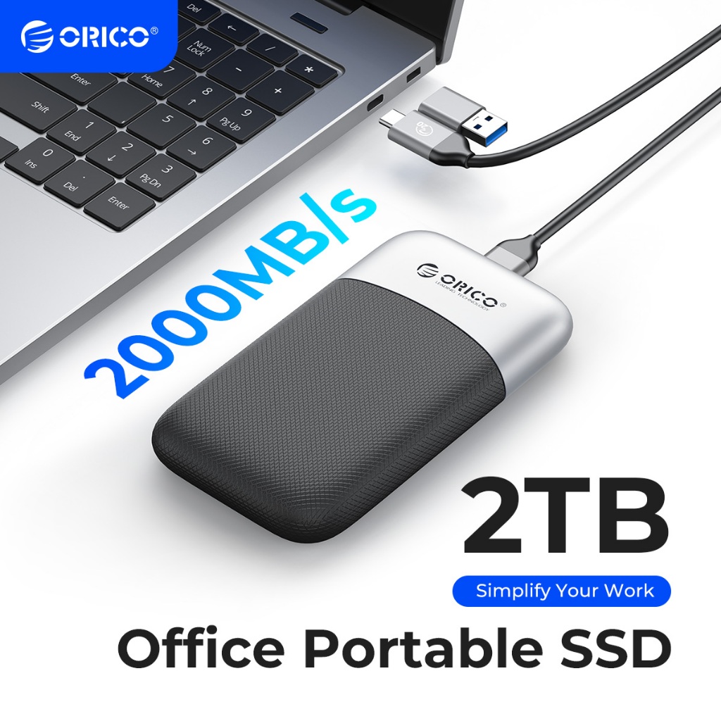 ORICO 1TB External SSD USB3.2 1000MB/s 2000MB/s Portable External hard ...