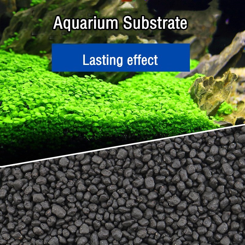 500g Aquarium Planted Soil Substrate Fertilizer Natural Clay Gravel