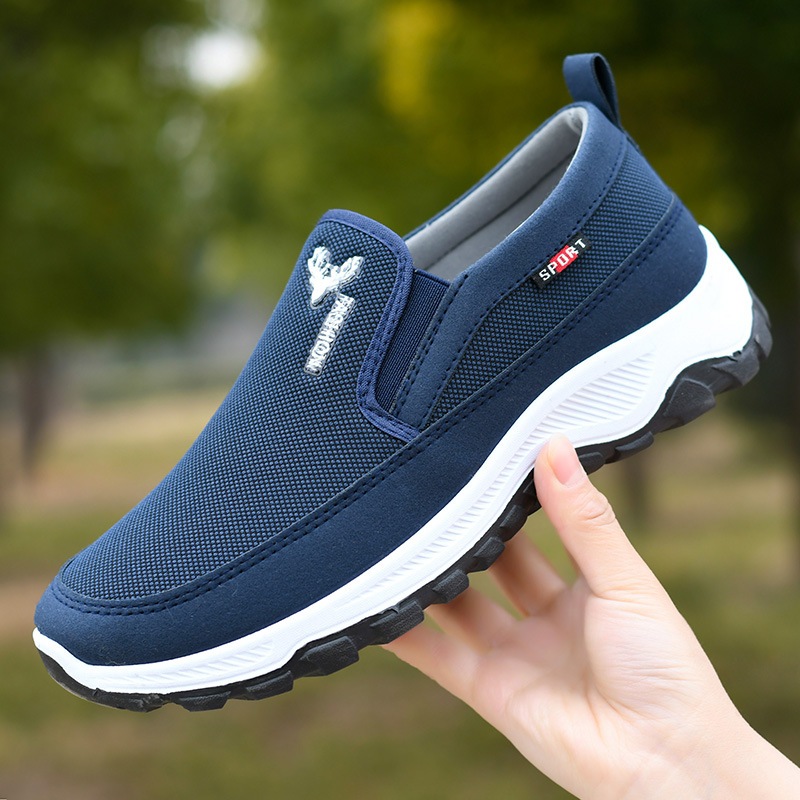 New Breathable Travel Orthopedic Plimsolls Shoes for Men Arch Support Canvas Loafers Shopee Singapore