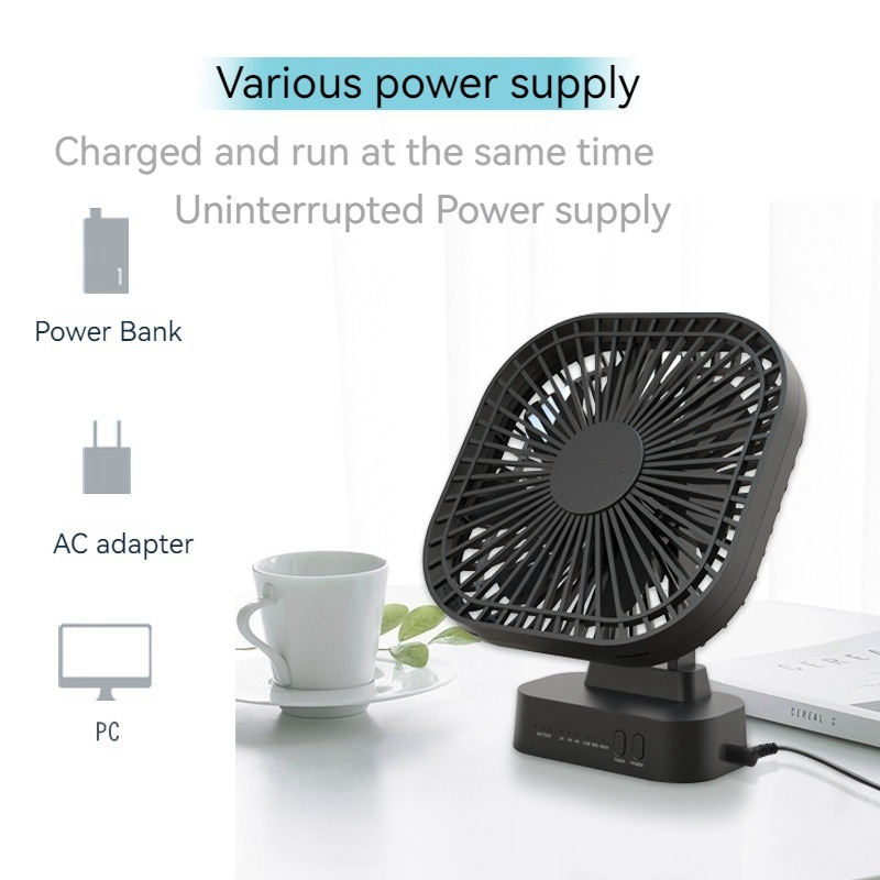 OPOLAR 5000mAh Portable Fan (5-inch) listing photo 3