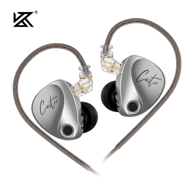 KZ Castor In Ear HiFi Earphone 2 Dynamic High-end Tunable balanced ...