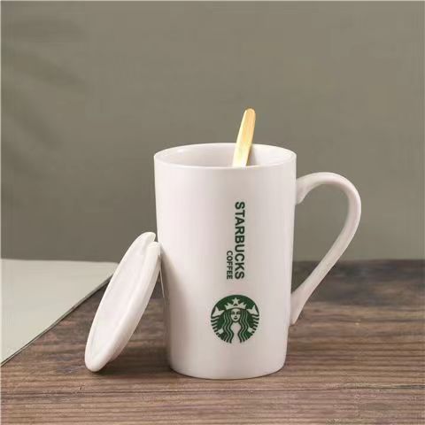 Starbucks White Ceramic Mug (Starbucks 50th Anniversary Edition