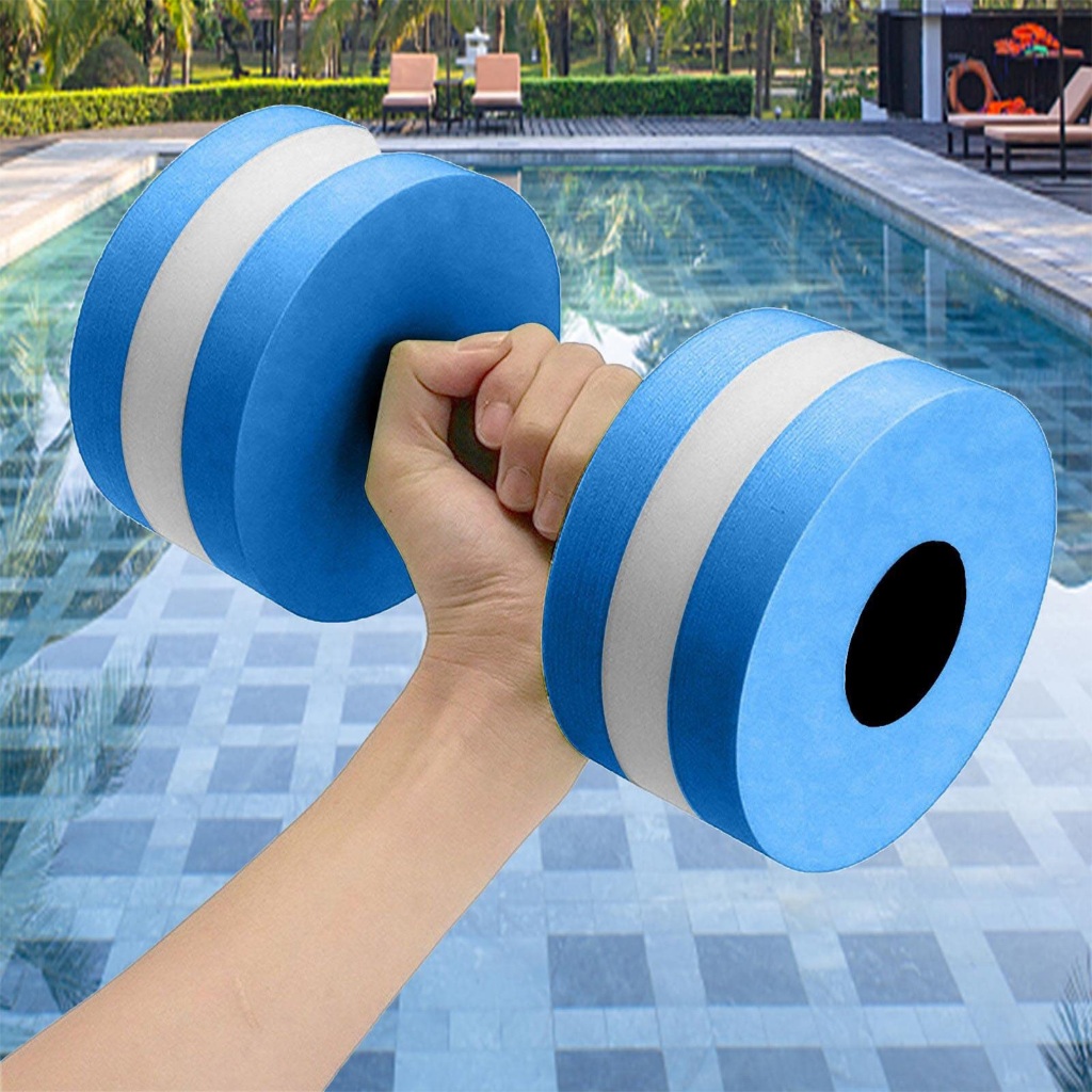 Water Weights Water Exercise Dumbbells Water Dumbbells Aerobics Workout 1 Pair EVA Foam Pool Weights Dumbbell Set Water Fitness Barbell Water Aerobics Weight Loss Equipment Shopee Singapore