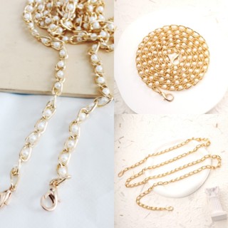 Gold chain hot sale strap bag