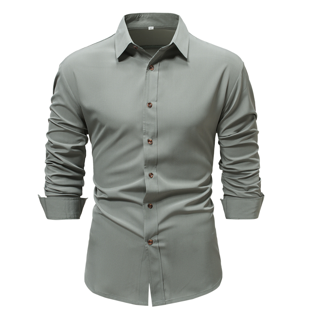 Casual Dress Men Shirts Autumn Totem print Fashion bronzing Long-sleeved  Shirt for Men New Black White Red Navy | Shopee Singapore