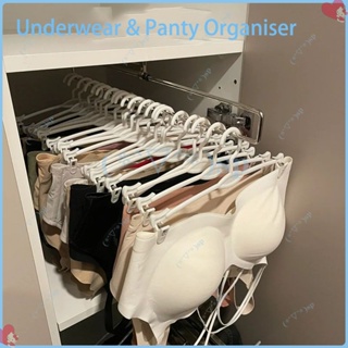 Underwear Hanger Belt Scarf Hanger Rack Bra Hanger Panty Hanger Tank  Top/Tie/Bra Organizer Multi Layer Bra Organizer Hanger Clothes Rack Hanging  Storage Closet Organizer