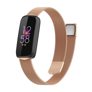 Metal Band Compatible with Fitbit Luxe Bands for Women Men Stainless Steel  