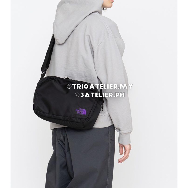 The north face purple cheap label limonta nylon shoulder bag