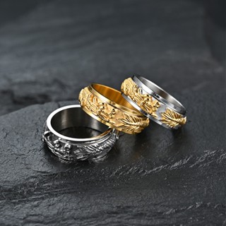 Golden men store ring