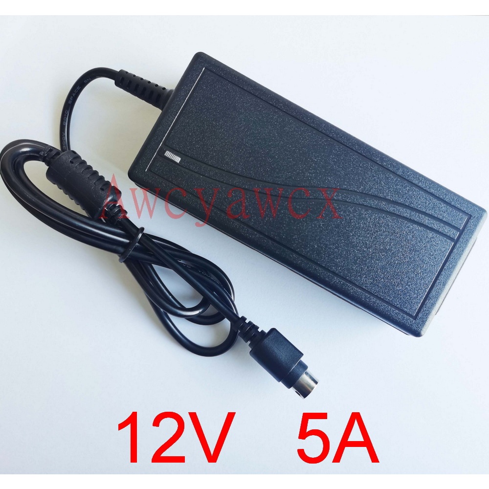 12V 5A AC DC Power Adaptor 60W For HIKVISION 4Pin 4 pin Switching ...