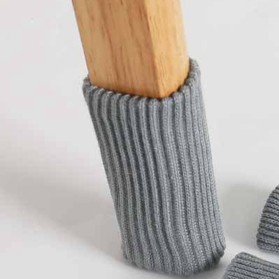 4PCS Chair Table Leg Protector Cover Socks Knitted Elastic Non Slip Tip Pad For Furniture Legs Home Kitchen Floor Protectors Shopee Singapore