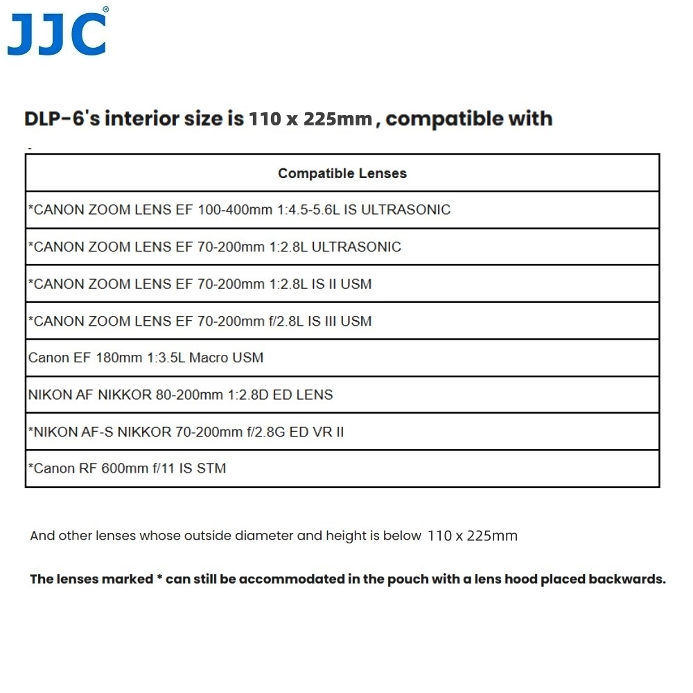 JJC DLP-3 II Deluxe Lens Pouch (Husa obiectiv foto) - Preturi