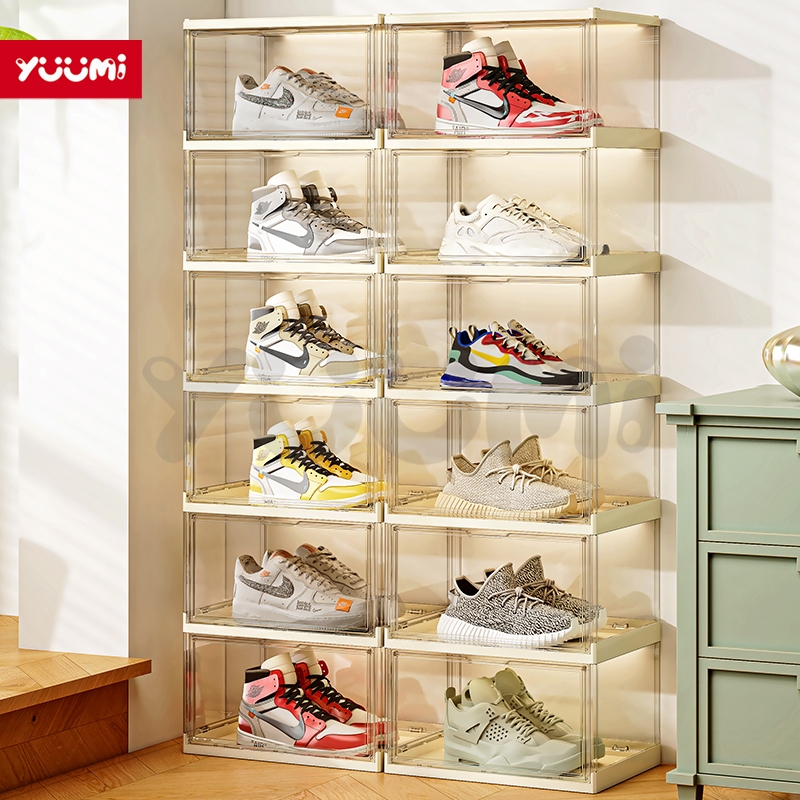 Acrylic sale shoe rack