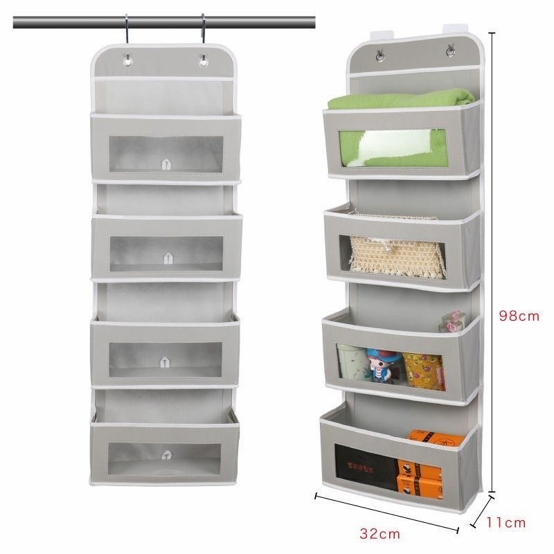4 Shelf Hanging Closet Organizers and Storage Organizer for Closet, RV