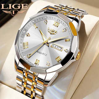 Gold square hot sale watch mens