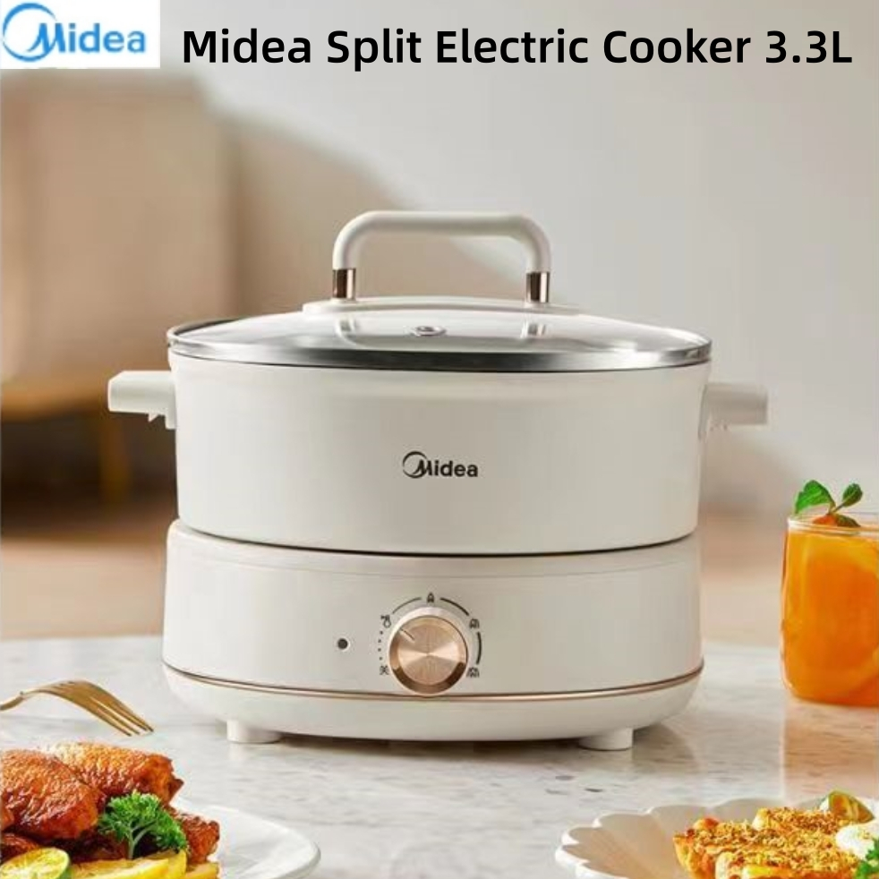 Midea Multifunctional Split Electric Cooker 3.3L Electric Hot Pot Stew