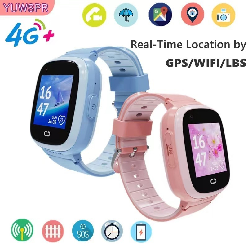 2024 New Kids Smart Watch Phone 4G Whatsapp Video Call GPS Tracker SOS ...