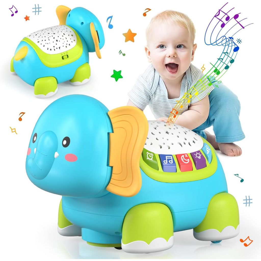 Baby Toys 6 to 12 Months-Toddler Toys with Music Light and Projector ...