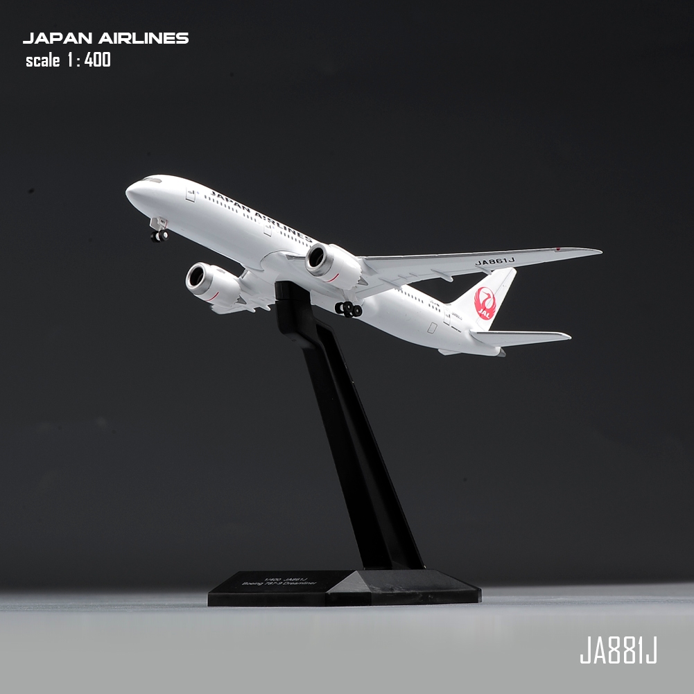 1:400 JAL Japan Airlines Boeing B787-9 Passenger Aircraft Plane Model ...