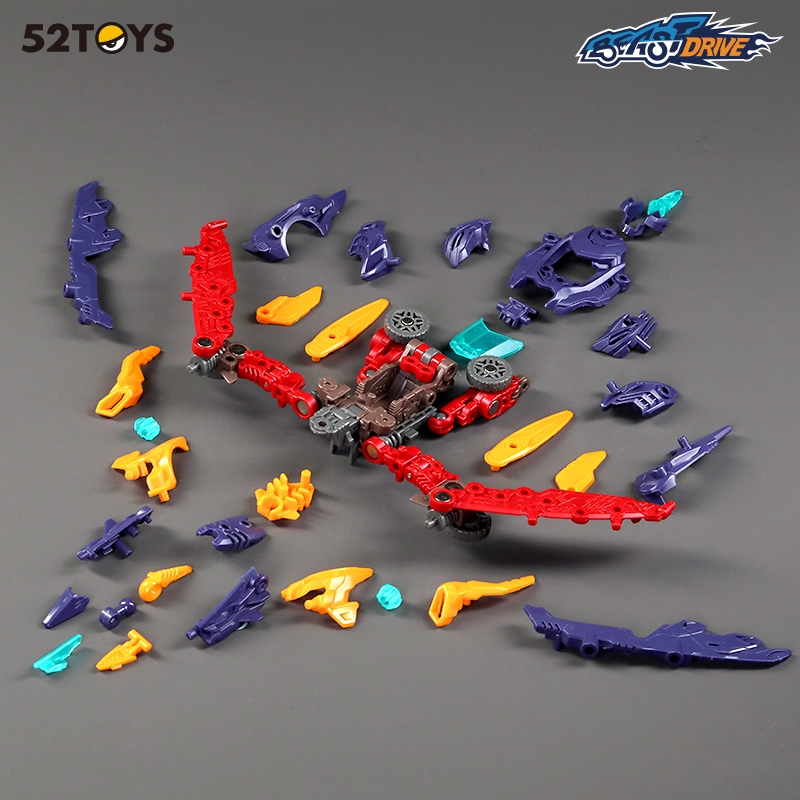 52TOYS BEASTDRIVE BD-10 Drive Pterano Mecha Deformation Action Figure  Portable Model