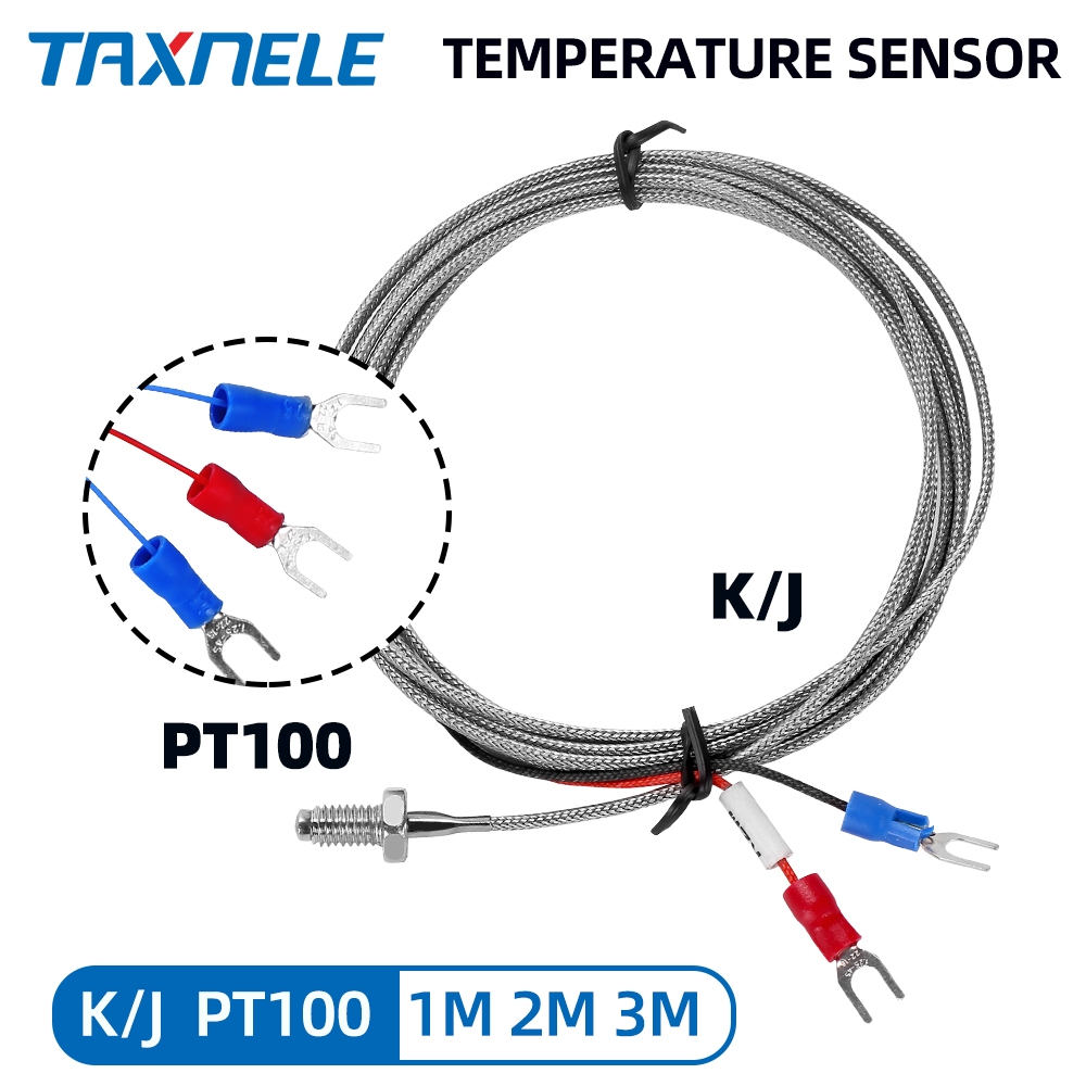 M6 Screw Bolt Head PT100 RTD Resistance Temperature Detector Thermal ...