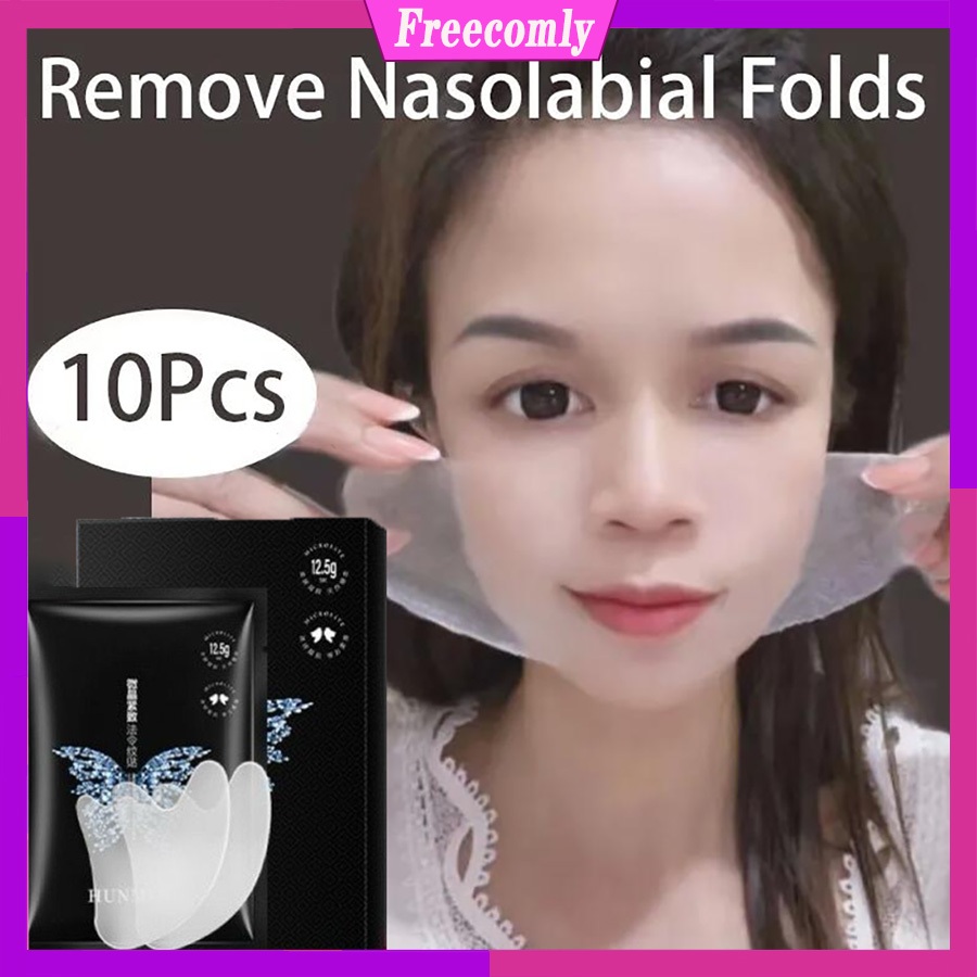 10Pcs Lifting Decree Patch AntiWrinkle Nasolabial Folds Mask