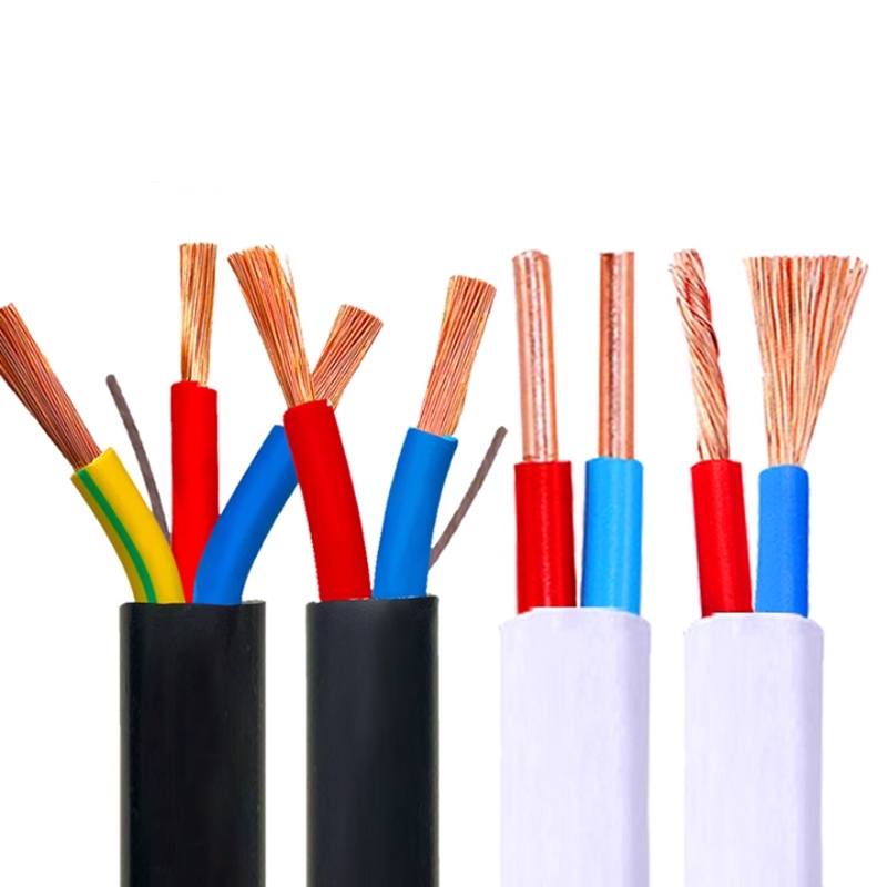Pure Copper BVVB Cable 2Core 1/1.5/2.5mm² Household RVV RVVB Sheathed ...